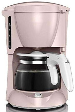 TVSKWMRQ Cafeteras Máquina de té con Aislamiento de Moda Cafetera de Goteo automática Hogar 17X18X26cm (Color: Gris Rosado) (Gris Rosado)