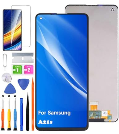 HLYGZX Ersatz Display für Samsung Galaxy A21s LCD-Bildschirm, A217F A217M A217N Bildschirm LCD Display Touch Digitizer Assembly Reparaturteile Kit