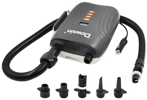 SOUUXIU 12V Vehicle Electric High-Pressure Pump Paddle Board Pump Inflatable Tent Inflator