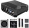 Yahboom Argon ONE V3 M.2 Case Raspberry Pi 5 Case Aluminum Alloy Case, with Cooling Fan,for RPi5 NVME M.2 SSD PWM Cooler PCIE, with M.2 SSD Slot Magnetic Upper Vover
