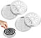 Votvlog 2 Pièces Support de Bobine Anti-Moustique, Support Spirale Anti Moustique Portatif avec Couvercle, Mosquito Coil Holder, Porte Spirale Anti Moustique en Métal pour Maison, Camping, Extérieur