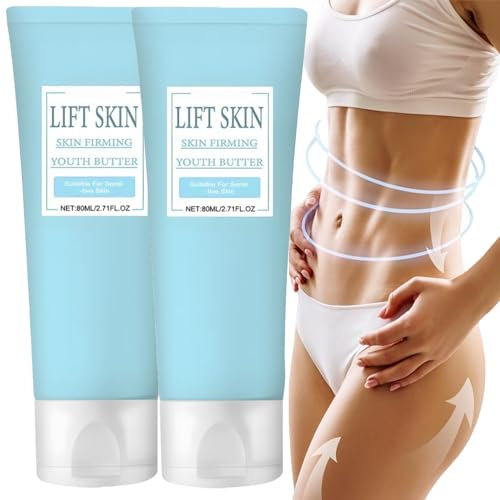 2Stück LuxeLift Hautstraffende Jugendbutter,Biancat™ LuxeLift Skin Firming Youth Butter,Skin Firming Body Cream,luxe lift balm b5 Skin Moisturizer,Befeuchtet die Haut und verbessert feine Linien