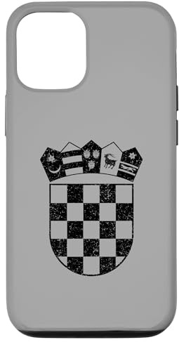 Kroatien Wappen Kroation Flagge Symbol Schachbrett Hülle für iPhone 12/12 Pro