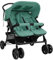 Willood Tandem Kinderwagen Geschwisterwagen Zwillingskinderwagen Grün Stahl