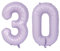 Lila Luftballon 40 Zoll Flieder Zahlenballon Groß Helles Lila Luftballon 30 Hell Lila Geburtstag Ballon lila Folienballon Zahl 30 Helium Ballon 30 Geburtstagsdeko Jubiläum Party Deko
