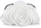 Fecialy Damen-Abendtasche, Blumenmuster, Satin, Clutch, Geldbörse, mit Kette, Rosenmuster, Geldbörse, Party, Abschlussball, Handtaschen, Weiss/opulenter Garten