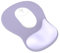 Giecy Tapis de Souris avec Support pour Repose-Poignets en Gel, Ergonomique Concave à Support Doux et Base antidérapante(Violet)