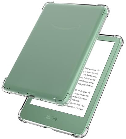 LIUZIHAN Hülle Kompatibel mit Kindle 12th 2024, Weiches Silikon, Ultradünne Stoßfeste transparent Schutzhülle, Cover Case für Kindle 12th 2024.(transparent)