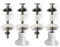 Fanmitrk Toilet Seat Hinge Parts,Replacement Fittings and Repair Parts, for Toilet Seat Hinges Use (hinge01)
