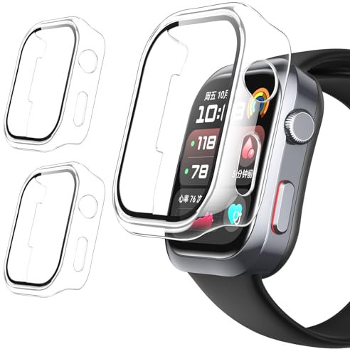 Coiwxmoi 2 Pièces Coque pour Huawei Watch D2, Dur PC Matériel Coque avec HD Protection D'écran, Protection Complète Anti-rayures, Ultra-robuste, Transparent