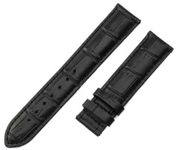 LANAPPTLTG Fit for Tissot Ersetzen 1853 Le Locle T41 Armband T00407b Fit for Starfish Junya T461 Zubehör Männer Frauen(Black-no buckle,22mm)