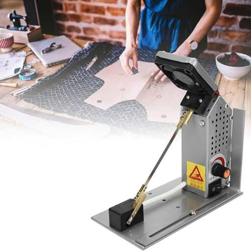 XCSCUK Hot Knife Ribbon Webbing Cutter, Electric Rope Belt Cutter,with Exhaust Fan, 0-2000℃ Adjustable Temperature