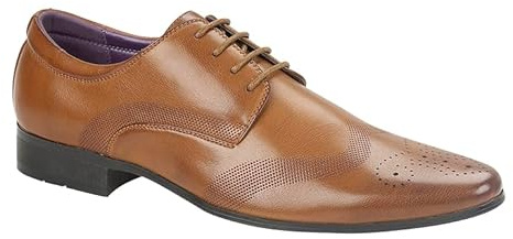 Charles Southwell Men's Stylish Lace-up Brogue Formal, Wedding, Work, Casual, Dress Shoes Sizes 6-12