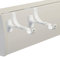 Absolute Deco Lot de 2 Supports de Tringle à Rideaux Geko Blanc sans perçage pour Coffre de volet Roulant à rainure Diamètre 20 mm - Fixation réglable