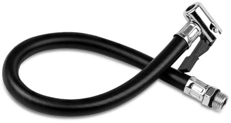 Reifenfüllschlauch Universal 38 cm Lang, Gewinde 12,5 mm, Reifenfüller-Verlängerungsschlauchadapter, Kompatibel mit Luftkompressor, Pumpen, Reifenfüller Schlauch für Fahrrad, Auto, Motorrad