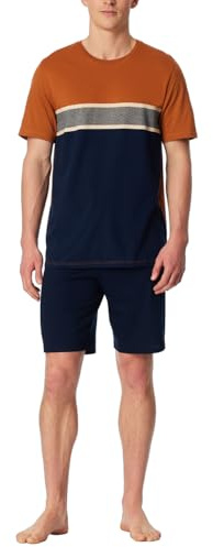 Schiesser Herren Schlafanzug kurz Rundhals - Nightwear Set