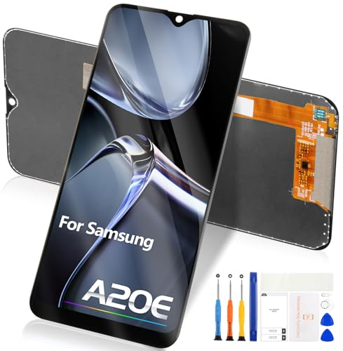 Bildschirm Ersatz für Samsung Galaxy A20E 2019 LCD Display SM-A202F SM-A202E für Samsung A20E LCD Bildschirm Touch Screen Digitizer Glas Pannello Montage (Schwarz mit Rahmen)