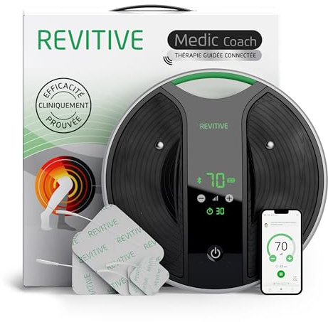 Revitive NOUVEAU et AMÉLIORÉ: Medic Coach® - Soulagement durable et personnalisé des douleurs sans médicaments