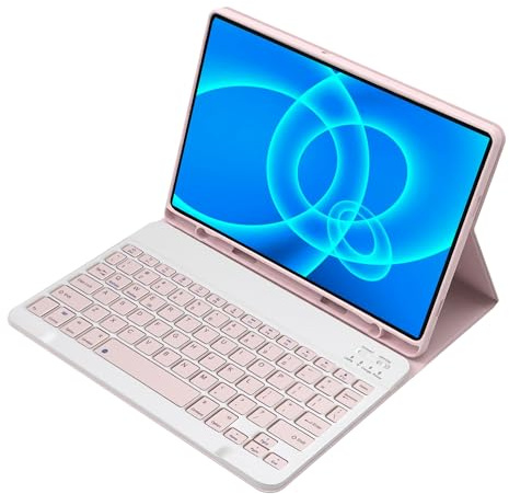 Keyboard Case for Samsung Galaxy Tab A7 10.4 inch Case with Keyboard Stand Cover Magnetic Detachable Wireless Bluetooth QWERTY for Galaxy Tab A7,Pink