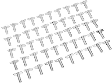 Jenivaint Giunto per Impalcature, Perni di Biella per Impalcature Mobili Zincati 12 X 45 Mm, Montaggio a Inserimento Rapido, Rotazione di 180 Gradi, Confezione da 50 per Traverse per
