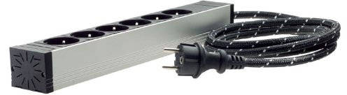 In-akustik Referenz AC-1502-P6 Netzleiste (6-Fach, 3X 1,5qmm) 3,0 m
