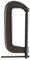 Bessey 540-10 Ductile Alloy Cast Clamp with 10 Capacity x 3 5/8 Throat Depth & 2,850 lb Clamping Force, Black