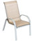 MERXX Garten-Stapelsessel Alugestell Textilbespannung beige 2 Sessel