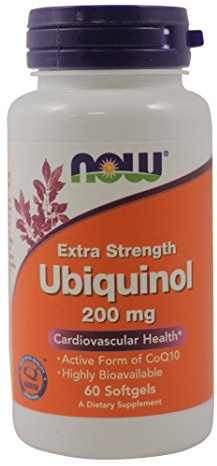 Now Foods Extra Strength Ubiquinol, 200mg, 60 Softgels
