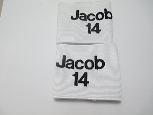 Shin Pad Holders personalised name & No