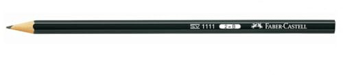 FABER-CASTELL 111101 Bleistift 1111 B, 12 Stück
