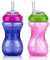 Nuby 2-Pack 10-oz No-Spill Flexi Straw Cup - Purple/Pink