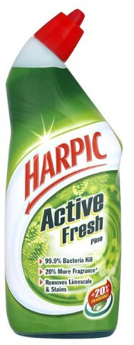 Harpic Active Cleaning Gel - Mountain Pine 6x750ml