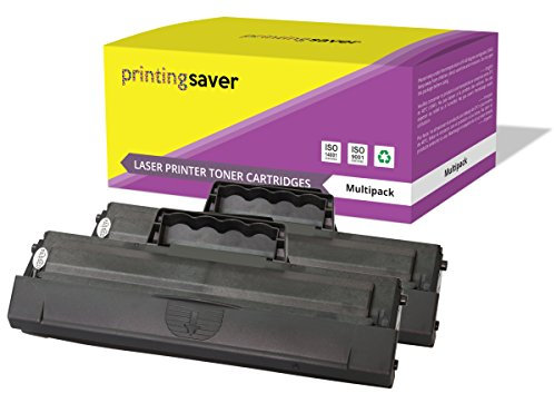 2X SCHWARZ Toner kompatibel für Samsung ML-1660, ML-1661, ML-1665, ML-1666, ML-1670, ML-1675, ML-1860, ML-1865, ML-1865W, SCX-3200, SCX-3201, SCX-3205, SCX-3205W, SCX-3206, SCX-3217, SCX-3218 drucker