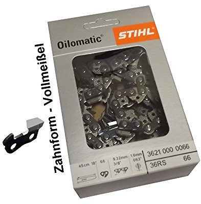 Stihl Cadena de sierra original de 18 pulgadas 36RS 66