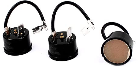 Sourcingmap 1/4HP Refrigerator Wired Compressor Thermal Overload Protector 3pcs AC220V