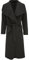 Hina Fashion Women Ladies Italian Waterfall Belted Long Sleeve Coat Jacket Top (One Size Fits 8-16, Black)