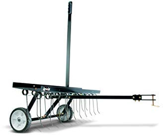 Agri-Fab AG45-0294 - Escarificador de césped (101,6 cm, púas con resorte), color negro