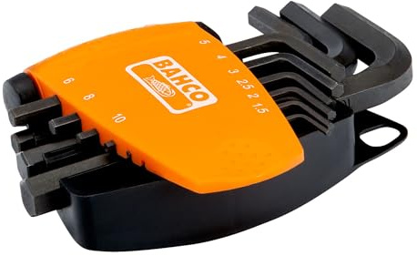 Bahco BE-9578 Hexagon Offset Screwdriver Set, Black/Orange