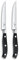 Victorinox Grand Maître Steak Knife Set, 2 Pieces, Extra Sharp Blade, Wavy Edge, 12 cm, Stainless Steel, Black