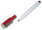 TimeTEX Folienstift rot - Non Permanent - abwischbar - mit Filzwischer und Magnet - 92224