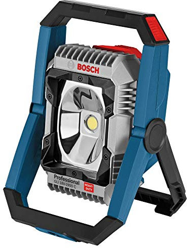 Bosch Professional GLI 18V-1900 C Akku-Baustellenlampe, bis zu 100 min Leuchtdauer pro Ah, maximal 1900 lm, IP64, ein Stück, 0601446500