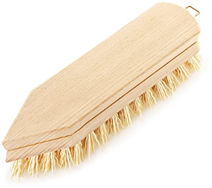 Peggy Perfect Scheuerbürste Holz, Wurzelbürste mit PP-Borste
