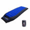 GINZIN Daunenschlafsacke Outdoor Deckenschlafsack für Camping mit Kompression Sack, Tragbar Leicht 4 Jahreszeiten Camping Schlafsack (Right Zip, Blau)
