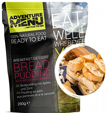 Adventure Menu Bread Pudding with Apples and Cinnamon