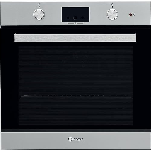 Indesit - IFW 65Y0 J IX - Four électrique moyen de 66 l et 1500 W, en acier inoxydable