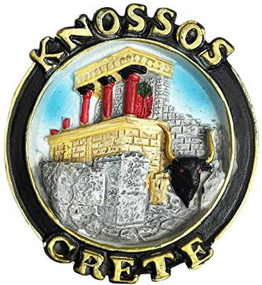 wedaredai 3D Knossos Kreta Griechenland Kühlschrank Magnet Tourist Souvenirs Aufkleber, Home & Küche Dekoration Griechenland Kühlschrank Magnet Aus China