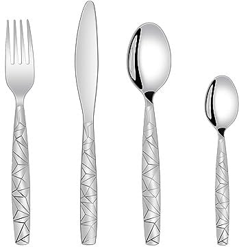 Bon Mosaic II 24-Piece Stainless Steel Cutlery Set