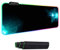 REAWUL Large RGB Gaming Mouse Mat Pad 14 Modes Oversized Glowing Led Extended Mousepad, Anti-Slip Rubber Base and Waterproof Surface, Extra Large Keyboard Mouse Mat - 800 x300 x4 mm