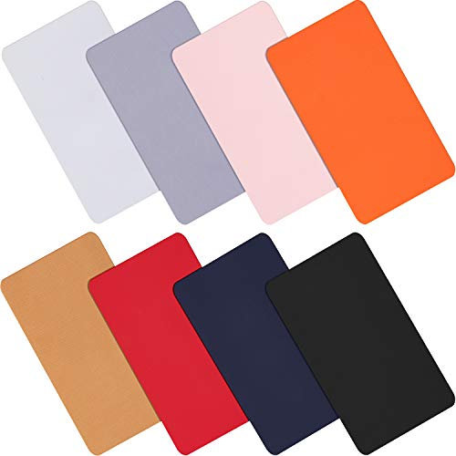 WILLBOND 8 Stücke Nylon Patches Selbstklebende Nylon Patches wasserdichte Patches für Kleidung Daunenjacke Zelt Kleidung Tasche (Sortierte Farben)