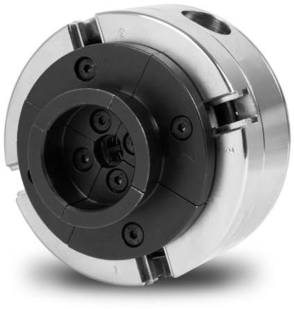 EBERTH Mandrino a quattro griffe con diametro di 100 mm, Mandrino a 4 griffe autocentrante, Filettatura di collegamento 1 -8 TPI, Accessori per tornio, Mandrino di alta qualità, Mandrino di serraggio